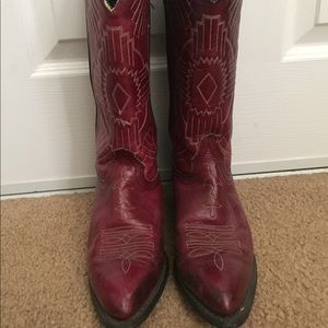 Durango Red/Maroon Cowgirl Boots size 7